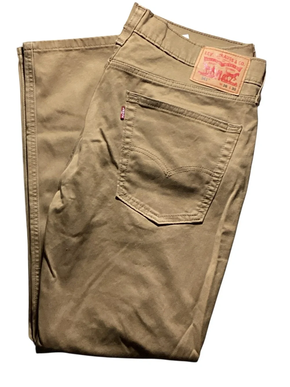 Levi's Khaki Straight-Leg Men's Jeans